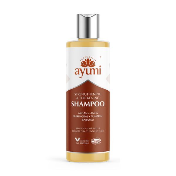 Champú capilar de argán y sándalo de Ayumi Naturals, 250 ml