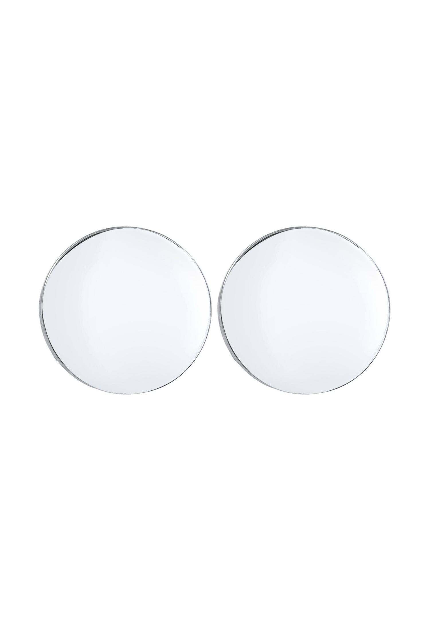 Elli Clou d'oreille femme cercle géo tendance en argent 925 sterling