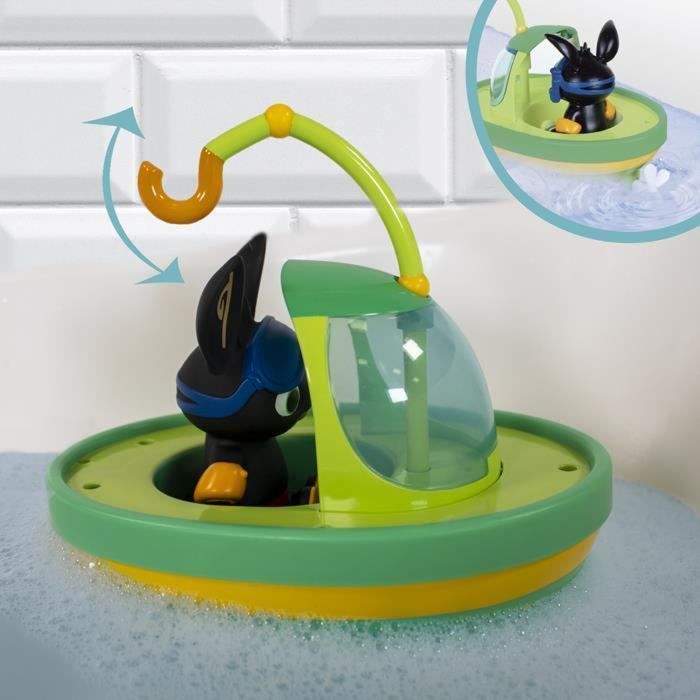 NAVO 3581 Juguete de baño con forma de conejo para niños - BING - Multicolor - Plástico - Amarillo - A partir de 18 meses