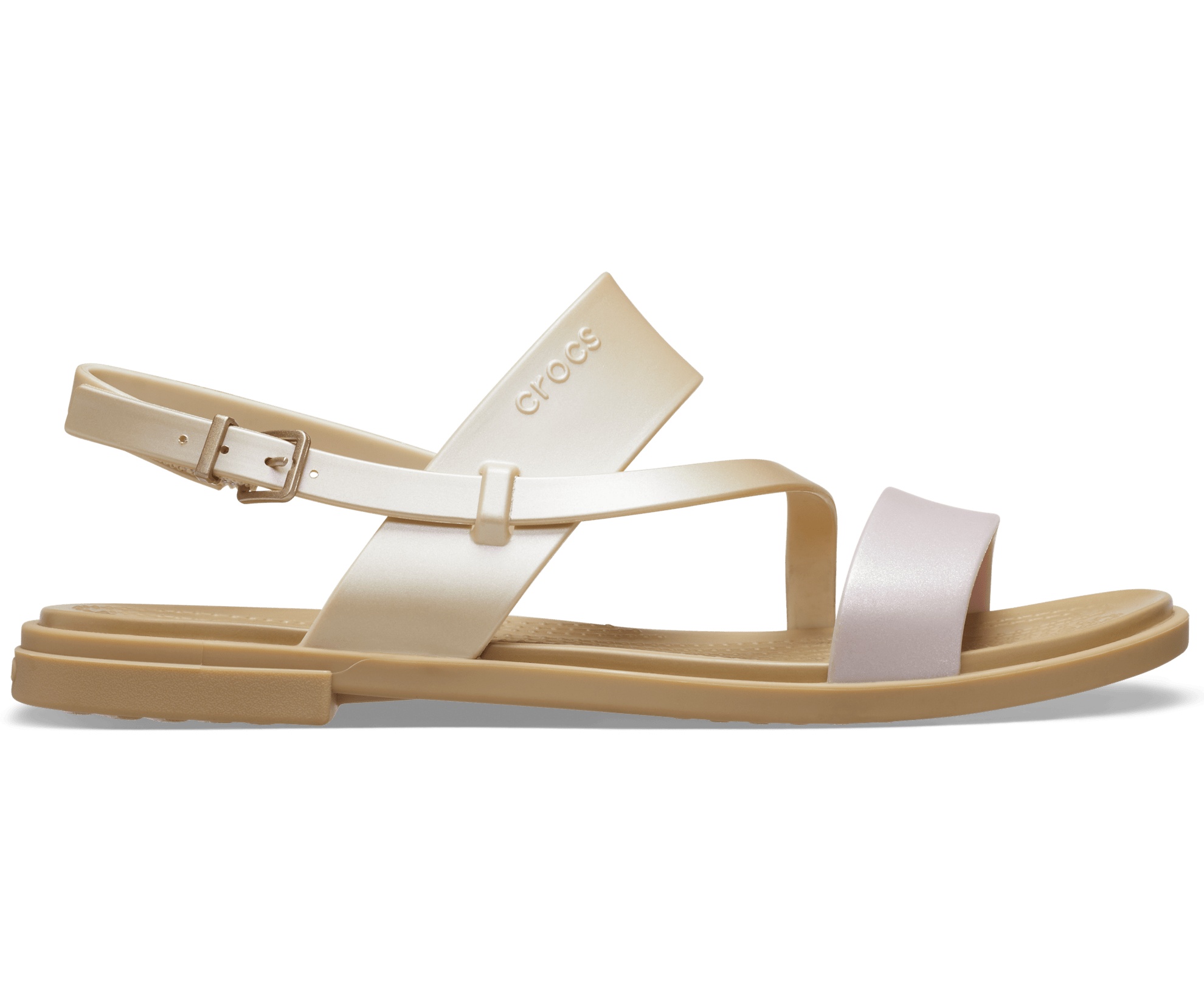 Crocs Tulum Shimmer Strappy Sandal W