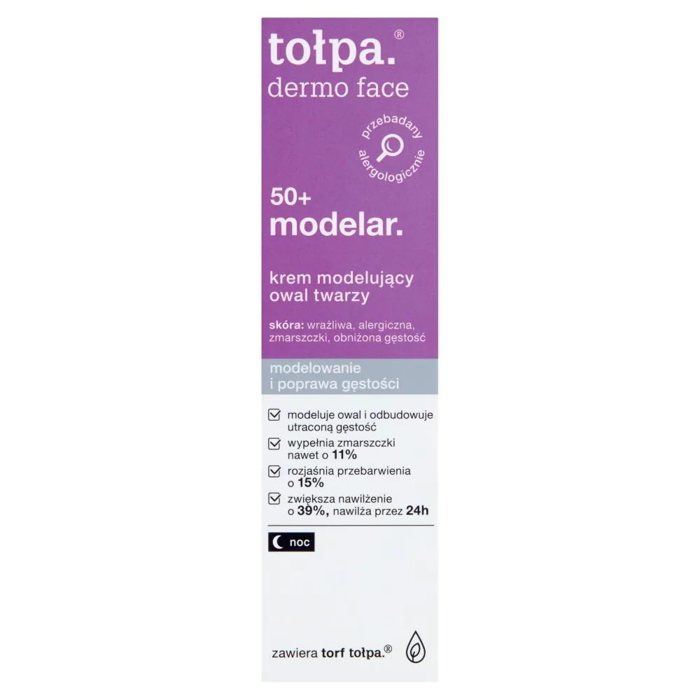 Tołpa Modelar 50+ Krem modelujący owal twarzy na noc