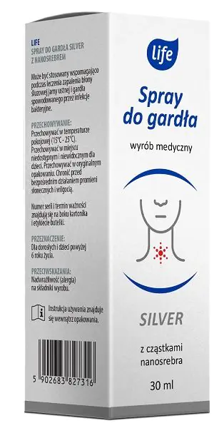 Life Spray Do Gardła Silver