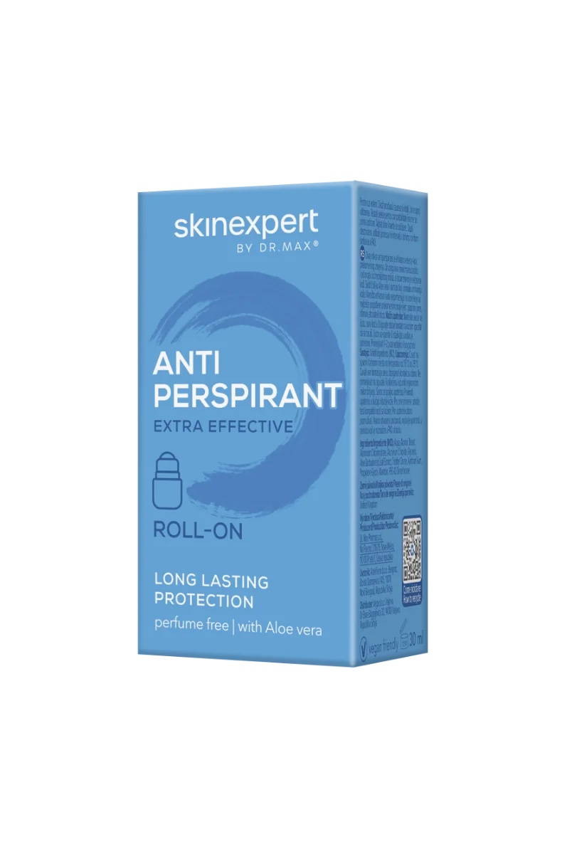 Skinexpert by Dr. Max Antiperspirant roll-on 30 ml tegen overmatig transpireren