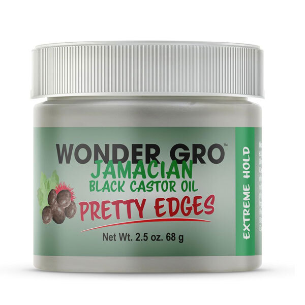 Wonder Gro Jamaikan musta risiiniöljy Pretty Edges
