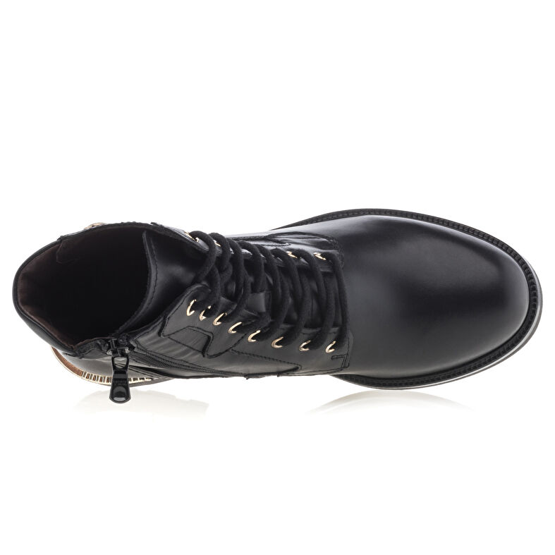 Schwarze Damenstiefel / Stiefeletten