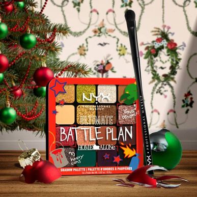 Nyx Professional Makeup Home Alone Ultimate Shadow Palette 2024 Battle Plan -luomiväripaletti, rajoitettu erä, 1 kpl