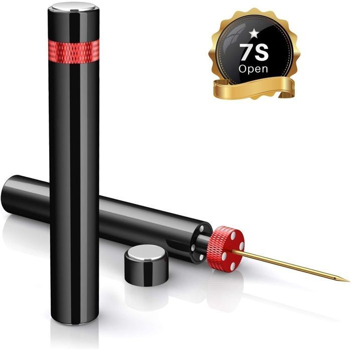 Tire Bouchon, Tire-Bouchon à Pression d'air 7S Cork Pops Out Décapsuleur de Pompe Ouvre Bouteille Vin Outils Portable Accessoire