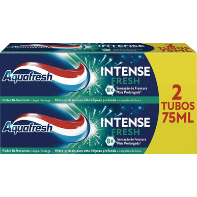 Pasta de dientes Aquafresh Intense Clean 2 x 75 ml