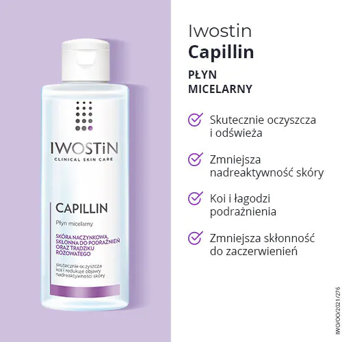 Iwostin Capillin Płyn micelarny wzmacniajacy naczynka