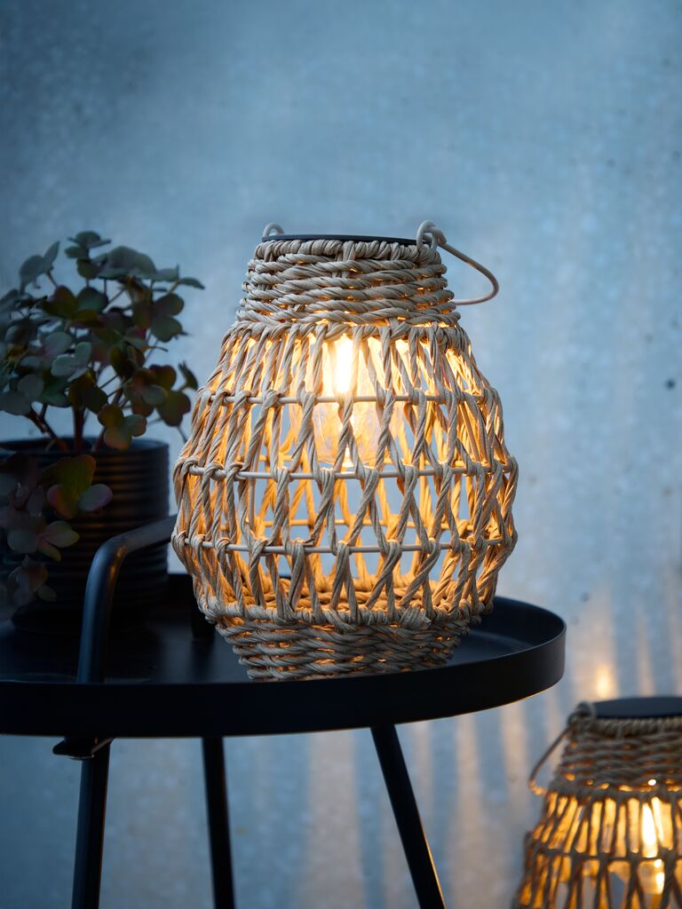 BREMSE BREMSE polnilna svetilka Ø18xŠ22cm naravne barve