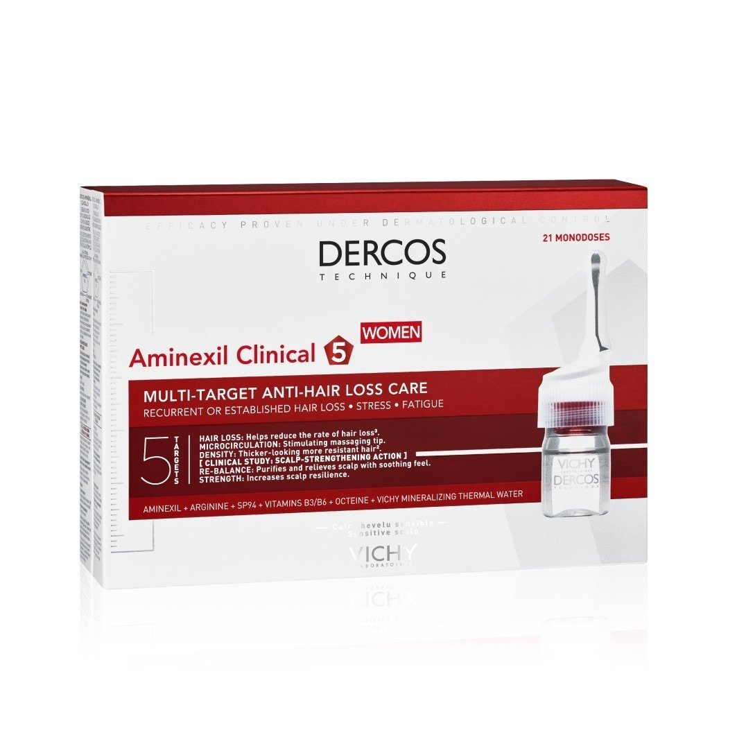 Vichy vlasové sérum Dercos Clinical 5 Women Multi-Target Anti-Hair Loss Care - 1 kus