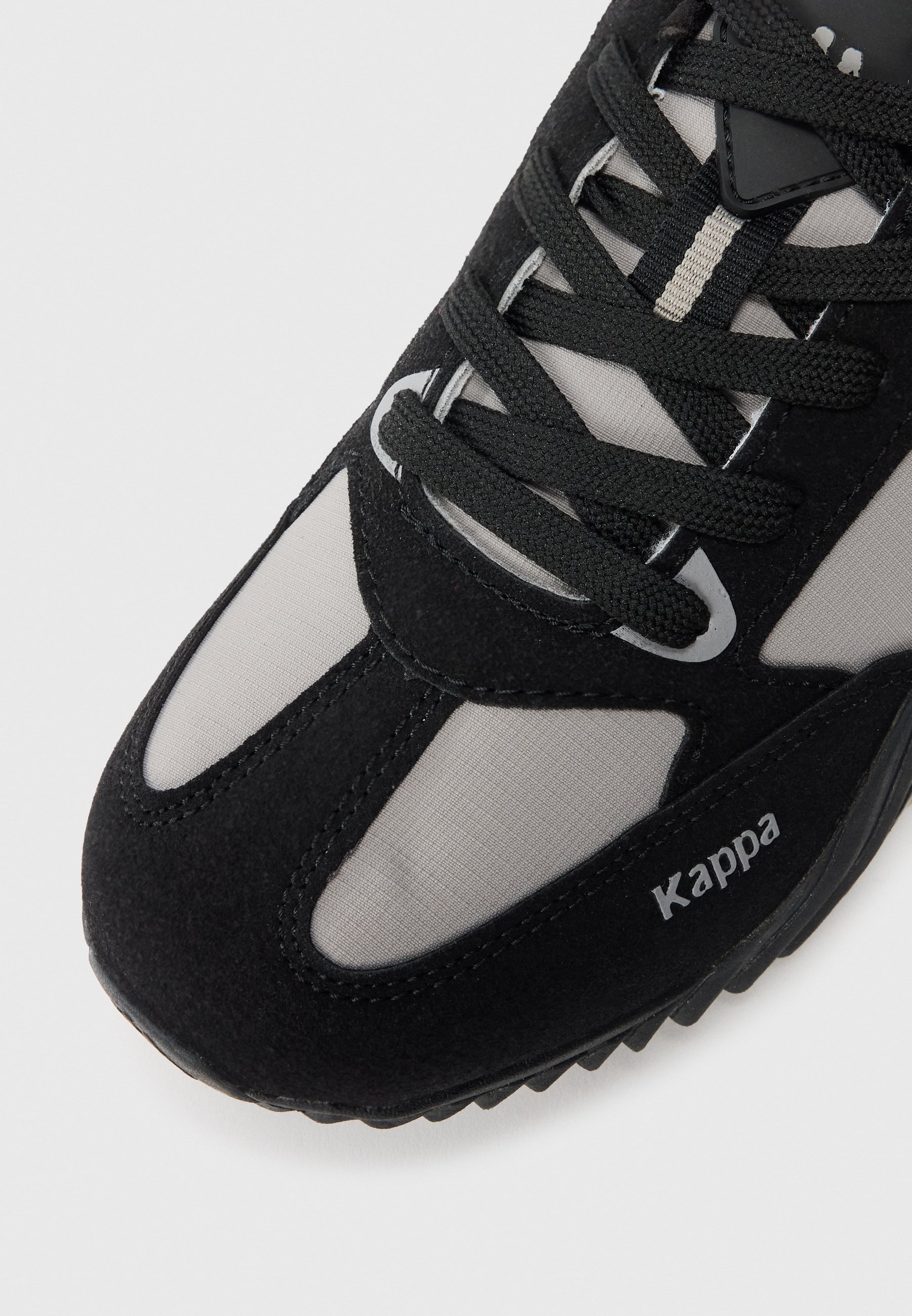 Kappa AUTHENTIC ARKLOW UNISEX - Sneakers - zwart/zilverkleurig