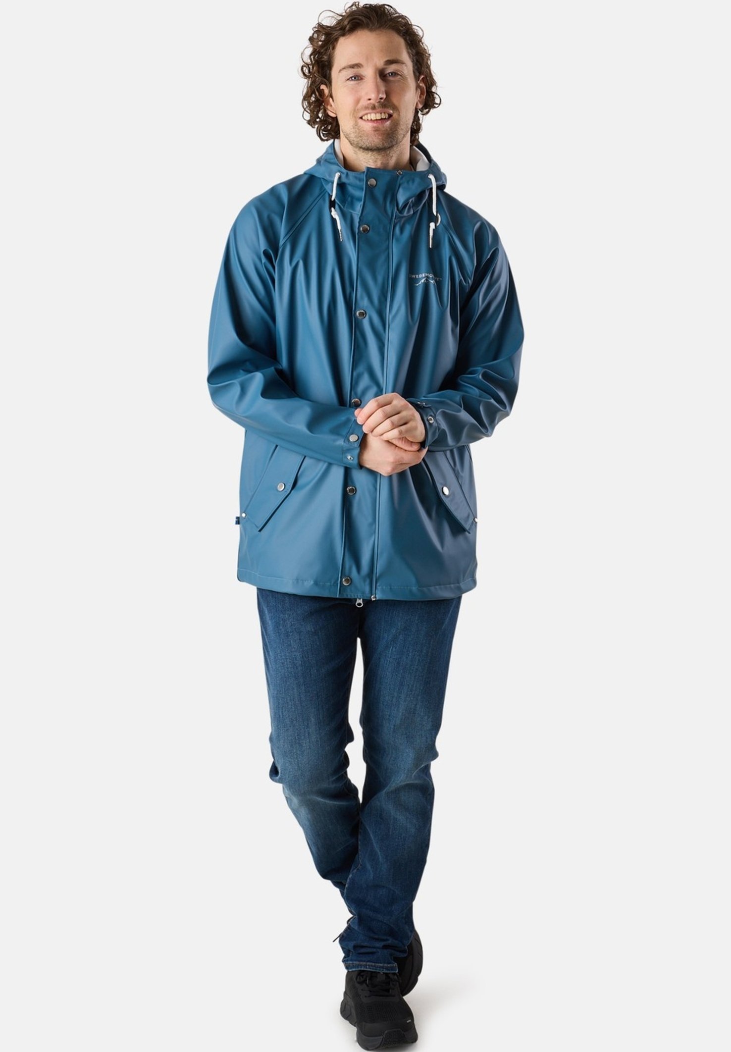 Swedemount VÄDERÖARNA - Giacca impermeabile - blu denim