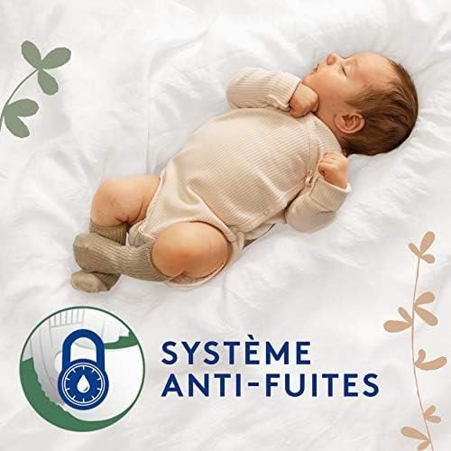 Lotus Baby Natural Softness - Diapers Size 1 (2-5 kg - Newborn) 1 Month Pack - 80 diapers