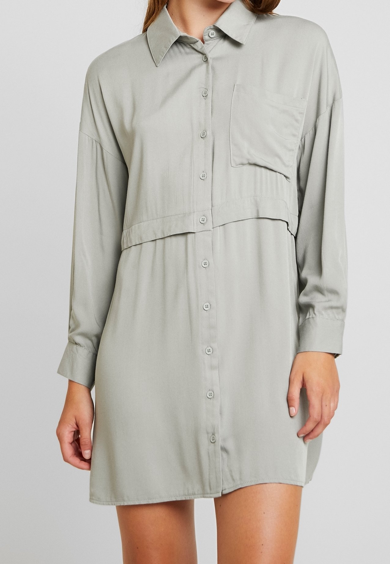 Missguided overhemdjurk - groen