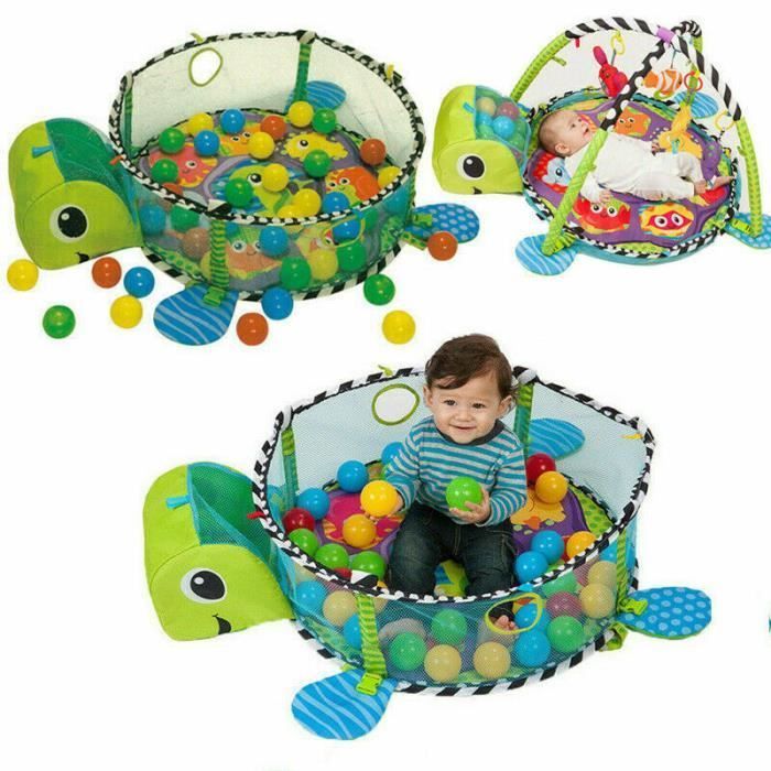 Baby Play Mat - Unisex Ball Pit Activity Mat with 30 Balls - Baby Blanket/Mattress - In Stock
