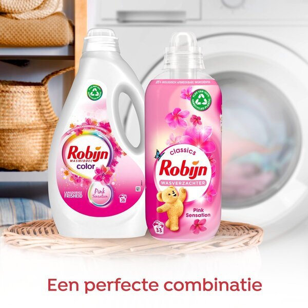Robijn Color Pink Sensation tekutý prací prostriedok<br>1800 ml, 36 praní