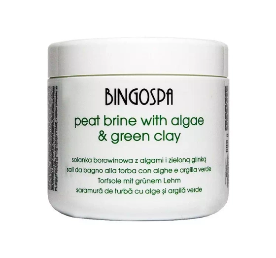 BingoSpa solanka borowinowa z Algami i Zieloną Glinką 600 g