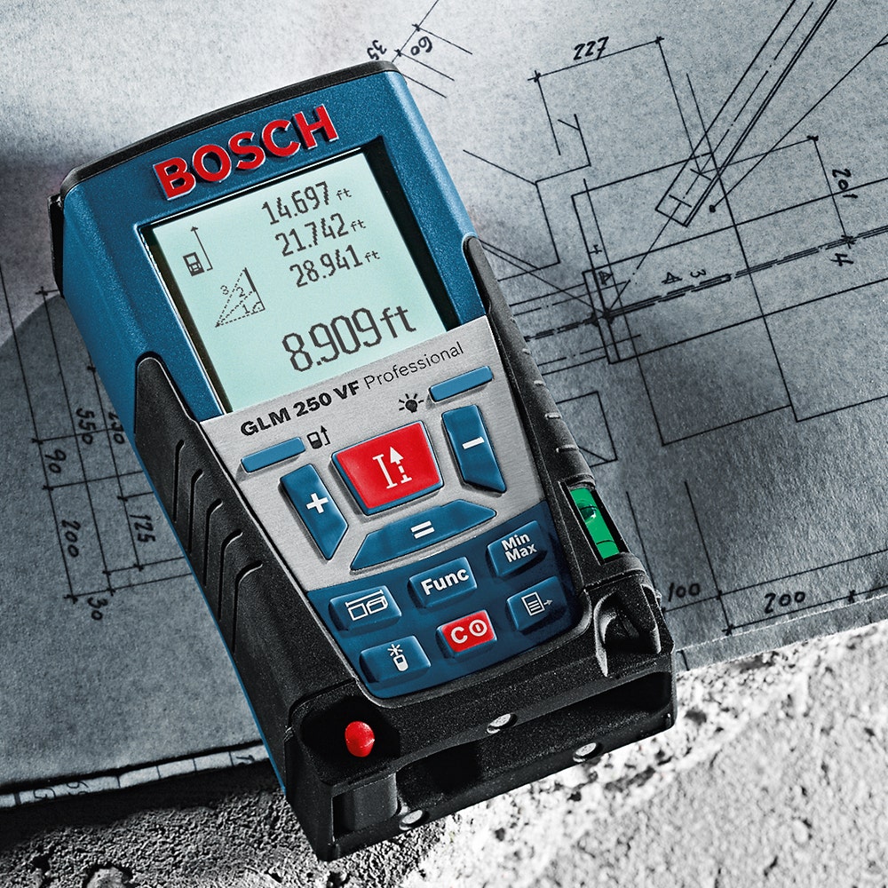 BOSCH 250m GLM250VF laseravstandsmåler
