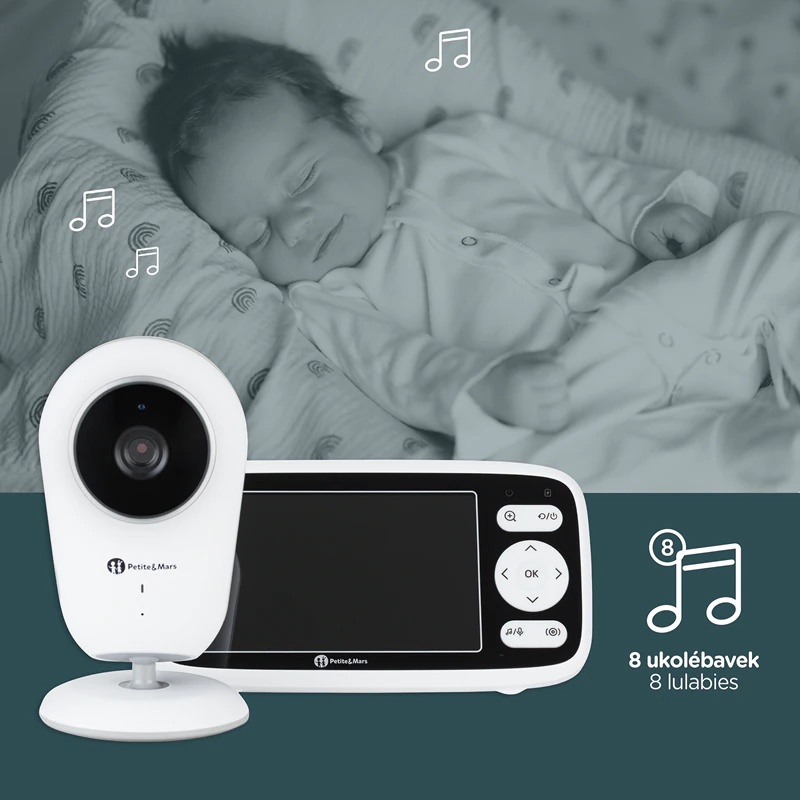 Digitalni video otroški monitor Petite&Mars NANO 4.0