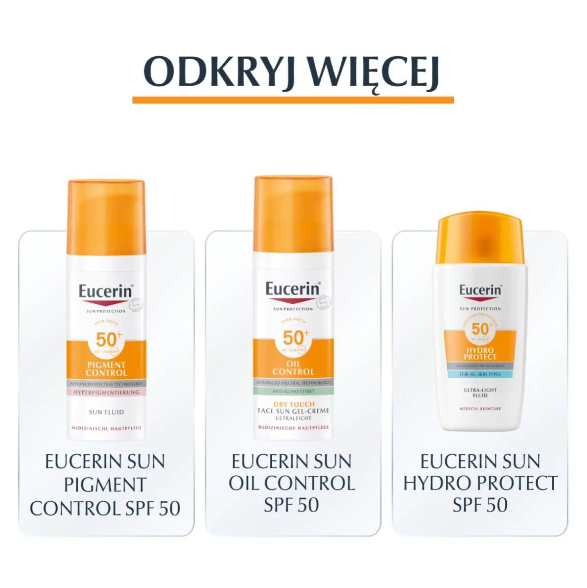 Eucerin Photoaging Control SPF50+ Fluid Ochronny przeciw Fotostarzeniu Się skóry