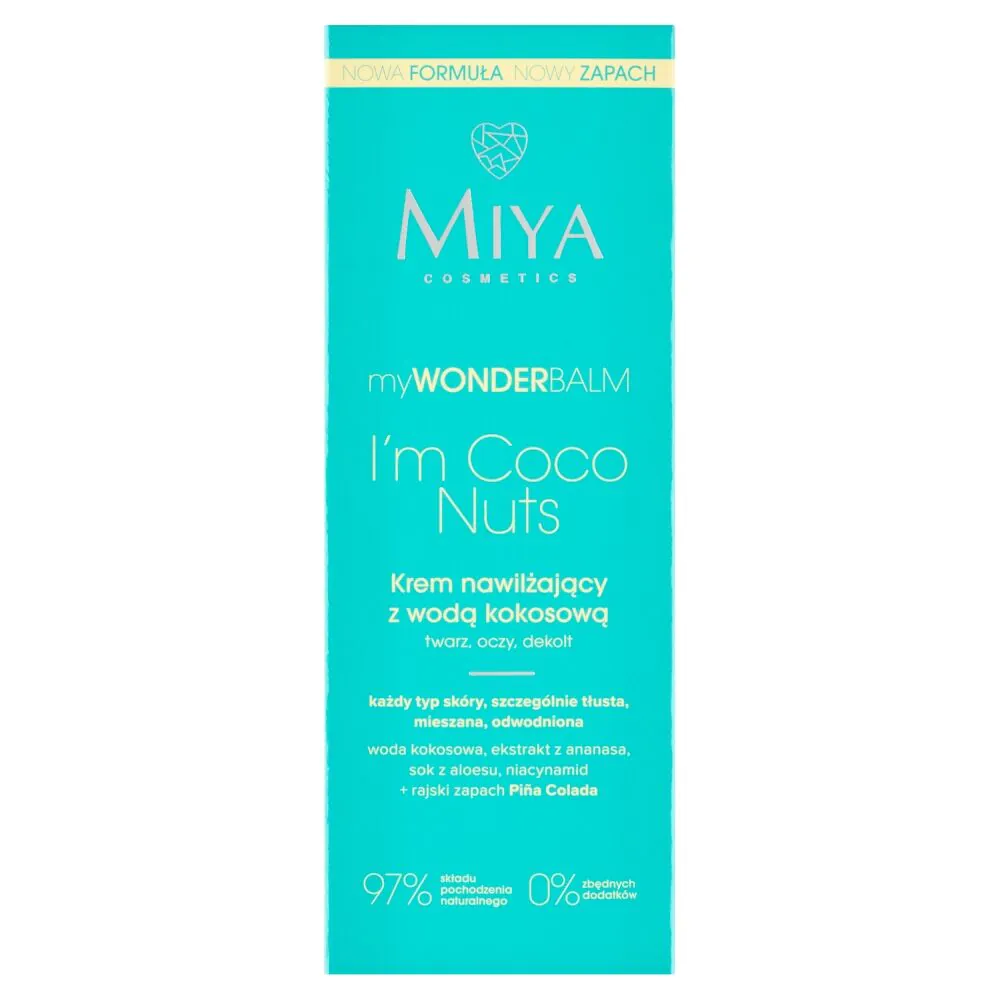 Miya myWONDERBALM Im Coco Nut - Krem nawilżający z wodą kokosową 75ml