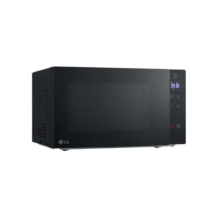 Horno microondas LG MS2032GAS de 700 W con una sola función, color negro.