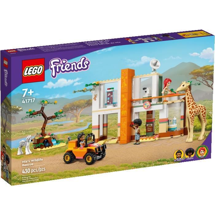 LEGO Friends 41717 Il Centro di Soccorso per la Fauna Selvatica di Mia - Regali, Giocattoli e Oggetti da Collezione 7+