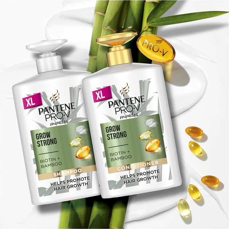 Kit Pantene Pro-V Miracles Grow Strong para cabelos secos e danificados