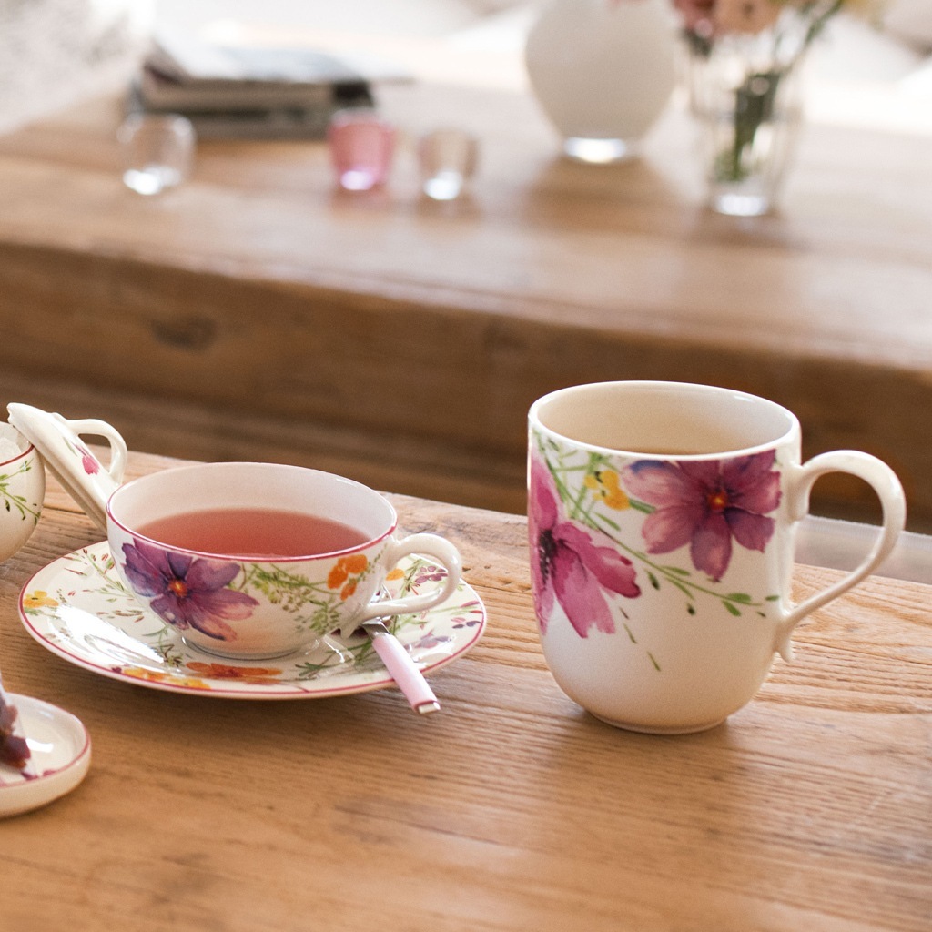 Villeroy & Boch Mariefleur tējas krūze ar rokturi, 1 gab.
