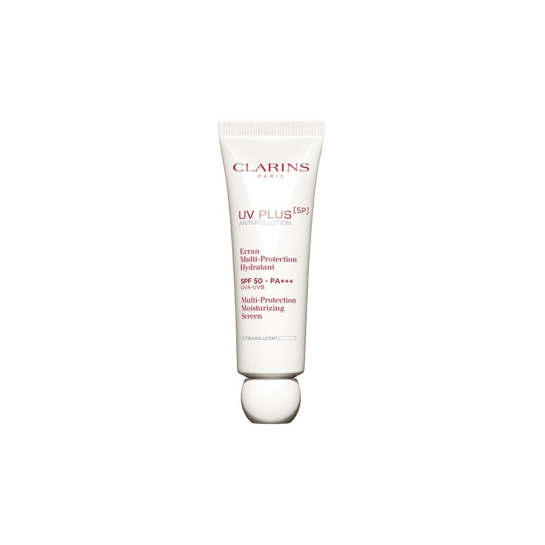 „Clarins Foundation UV PLUS“ skaidrus makiažo pagrindas nuo taršos, 50 ml