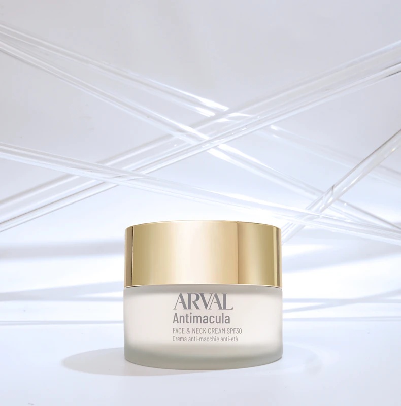 Arval Antimacula sejas un kakla krēms ar SPF 30 pretgrumbu un pigmentācijas sejas krēms