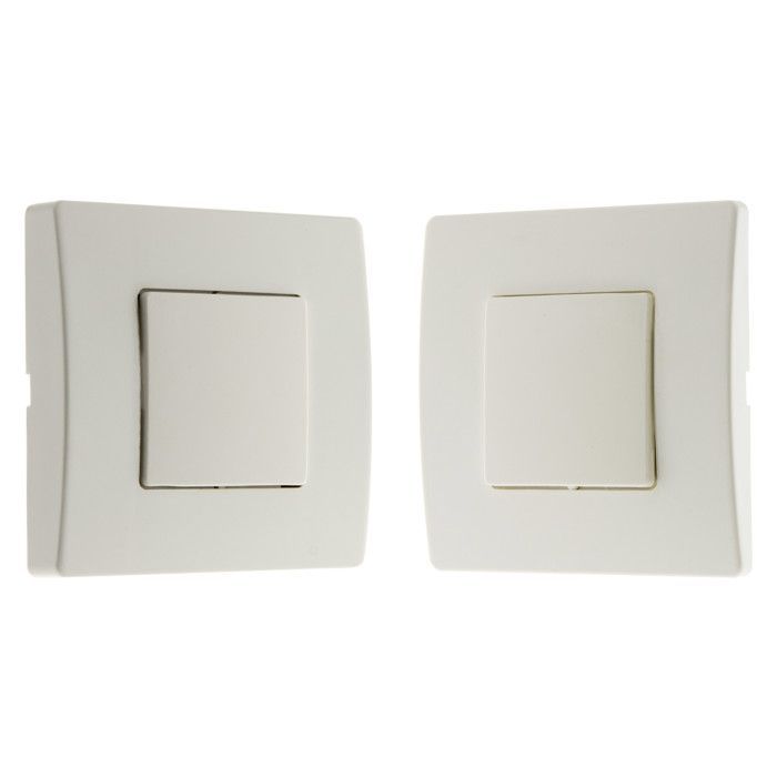 Interruptor inalámbrico bidireccional Venus - Blanco - Zenitech