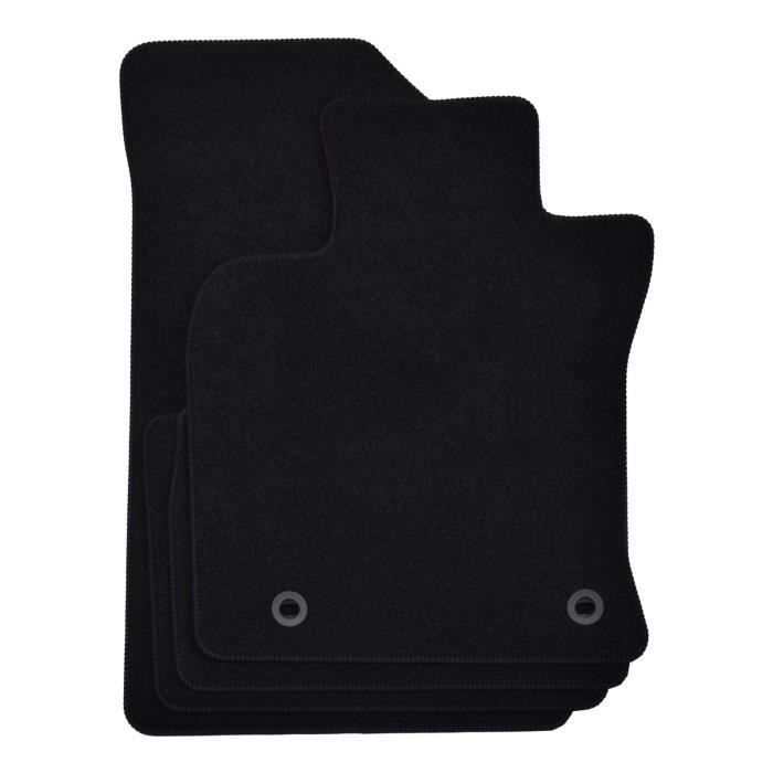 Alfombrillas para el suelo - Toyota - Camry - Negras - 4 piezas - Antideslizantes e impermeables