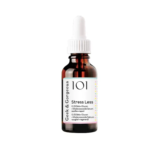 GEEK&GORGEOUS STRESS LESS NAPRAWCZE SERUM Z BETA GLUCANEM 30ML
