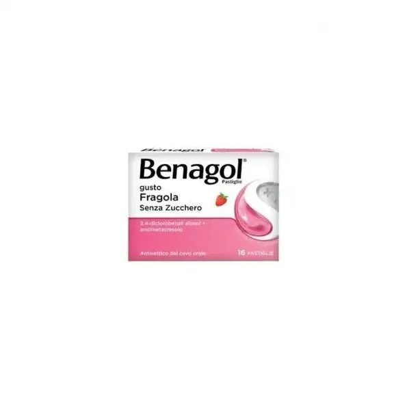 BENAGOL Benagol Fresa sin azúcar 16 pastillas