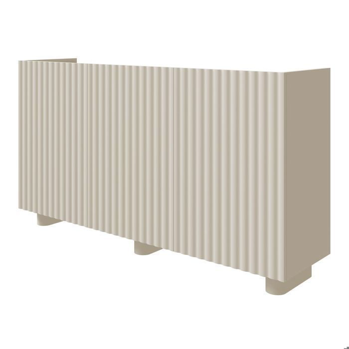 3-door sideboard - FIORRA - 144 cm - greige