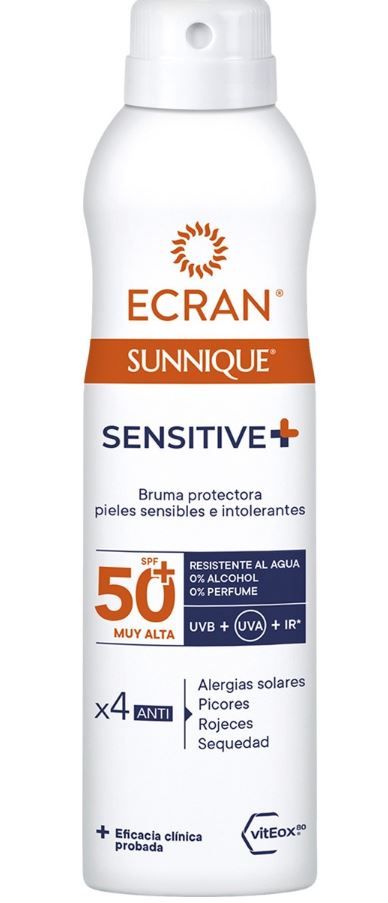 Sunnique Sensitive zaštitna maglica za osjetljivu kožu SPF 50 Zaštita lica