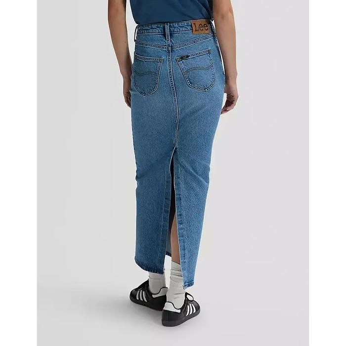 Saia jeans feminina Lee