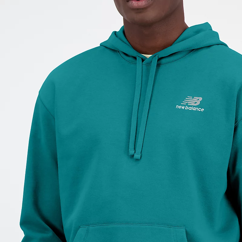 Unisex-Frottee-Strickhoodies – Vintage-Türkis