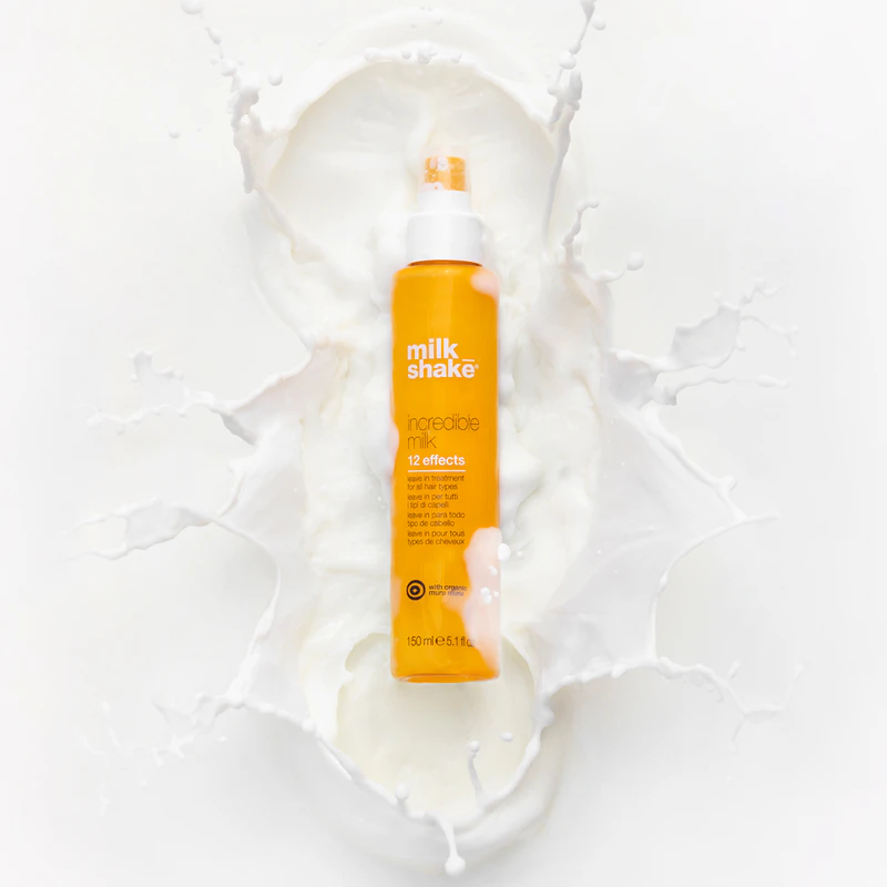 milk_shake® Incredible Milk 12 Efeitos, tratamento sem enxágue para todos os tipos de cabelo.