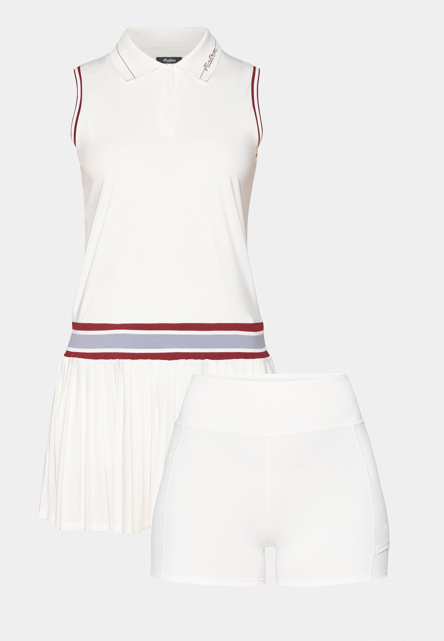 MALBONOVÉ ŠATY BELLA 2-IN-1 - Sportovní šaty - ivory