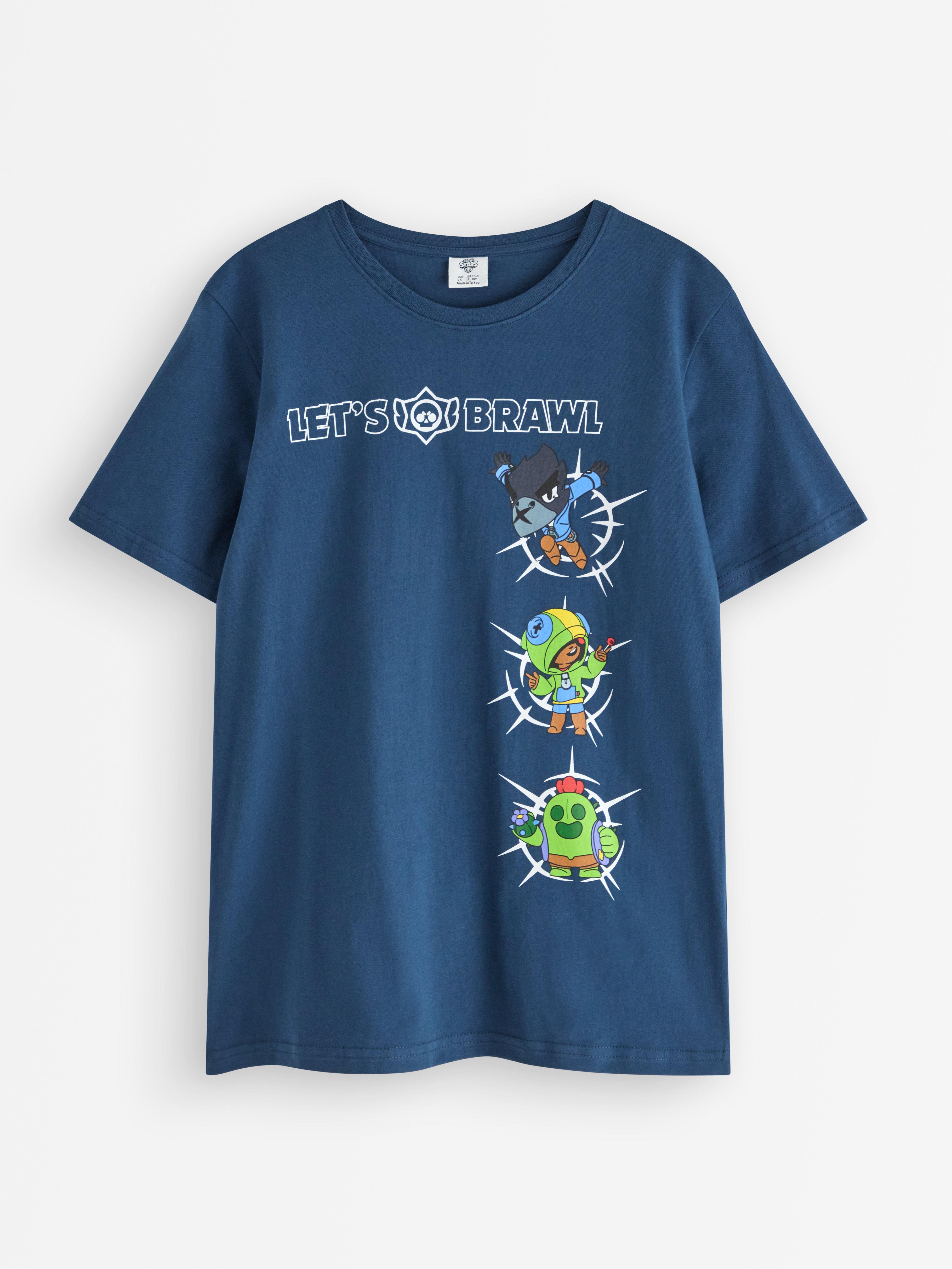 Camiseta Brawl Stars Azul Escuro