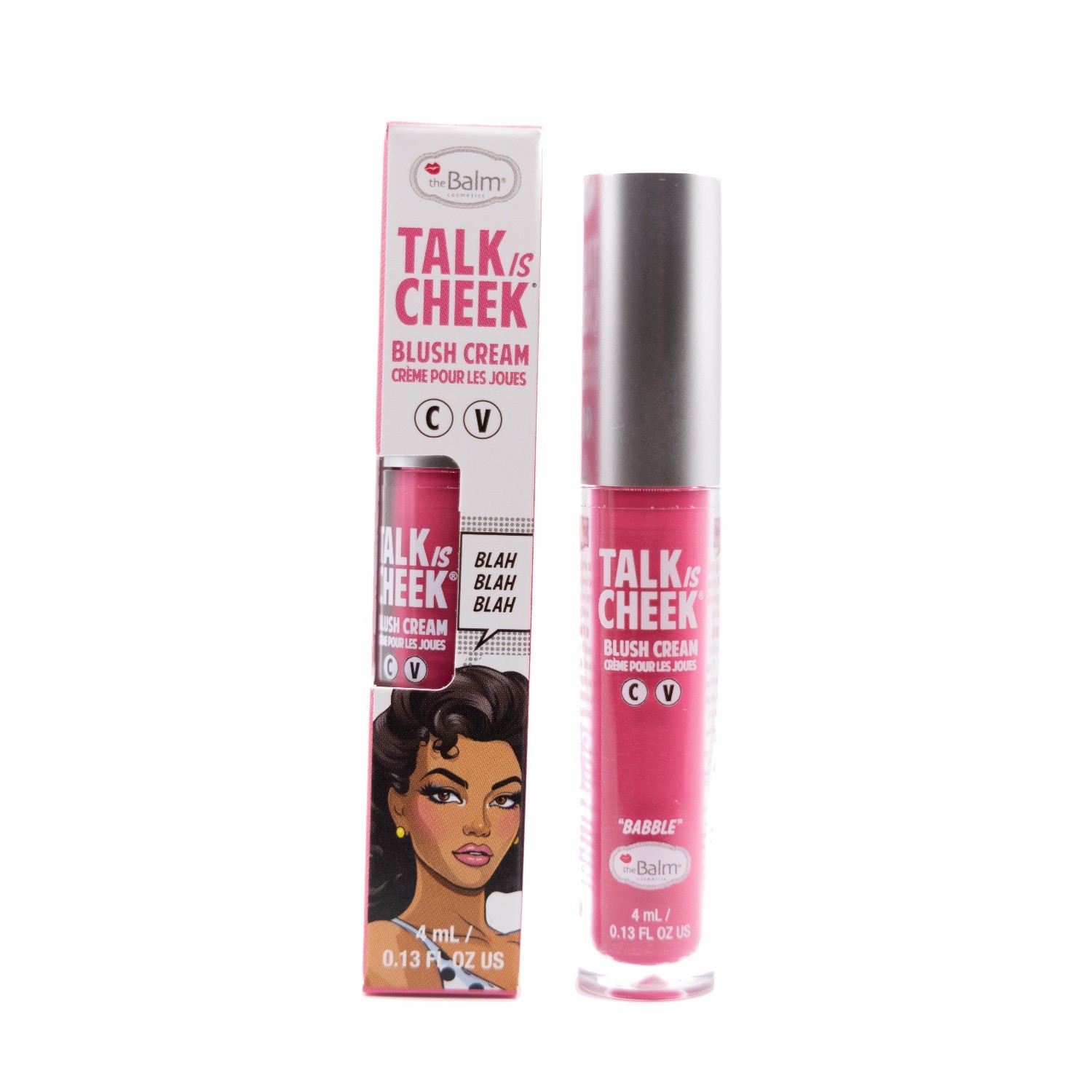 theBalm set za šminkanje rumenilo u kremi Talk is Cheek Promise – 4,5 ml