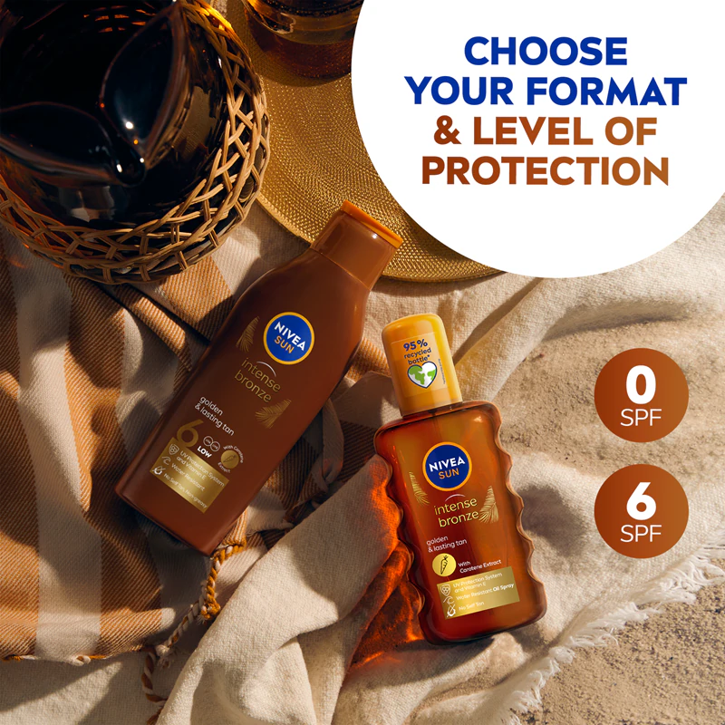Loção protetora solar NIVEA SUN Tropical Bronze FPS 6