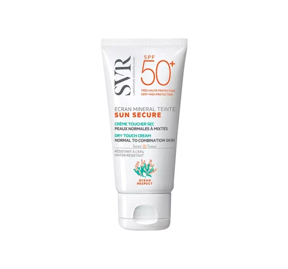 SVR Sun Secure Dry Touch ochronny krem do twarzy z pigmentem SPF50  60 g