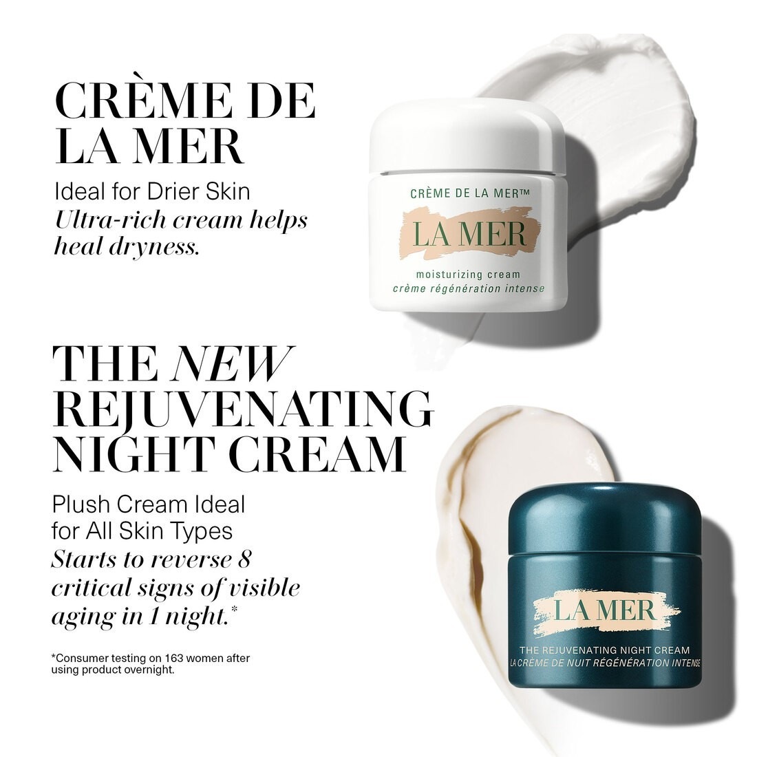 Crema facial La Mer, crema de noche rejuvenecedora – 15 ml