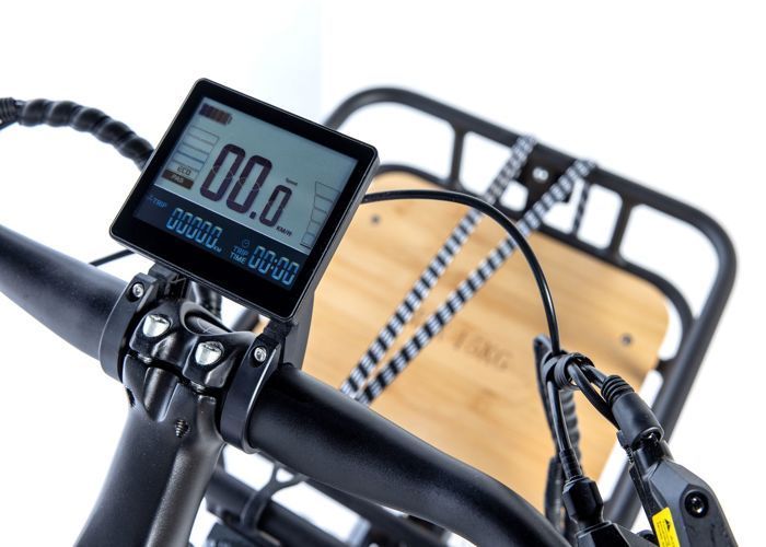 Moma Bikes - Longtail Electrique - SHIMANO ALTUS 7vitesses - Bat.48V 13Ah - Autonomie max 90km -Freins Hydrauliques - Reconditionné
