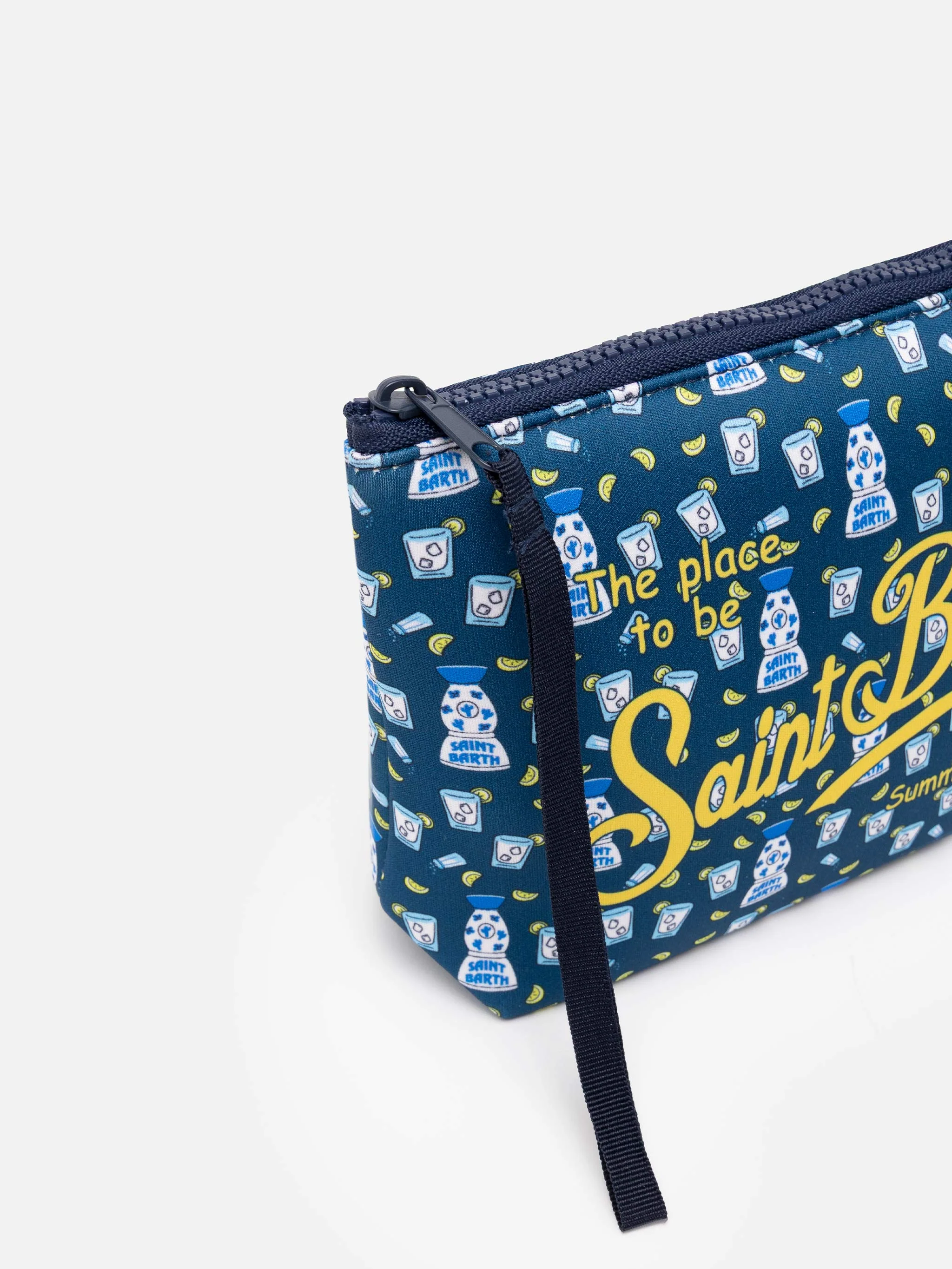 Aline scuba clutch met tequila-print