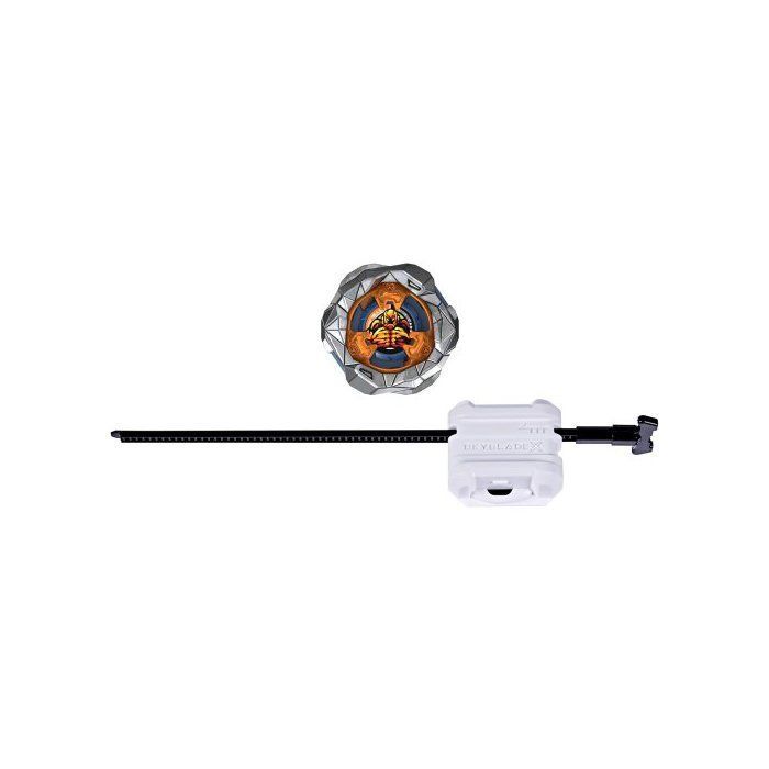Beyblade X Rock Golem 1-60UN UX Spinning Top Set - Spinning Top + Launcher - Defense Type + 1 Card